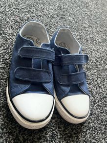 navy boys shoes