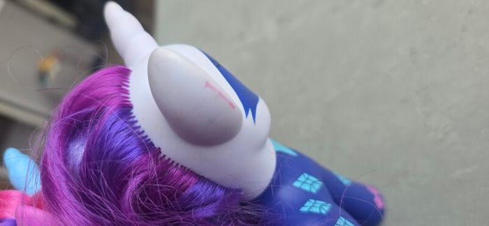 Duo 2 x Power Ponies Twilight Sparkle and Rariry Brushable Large  6inch MLP G4 My Little Pony 2016