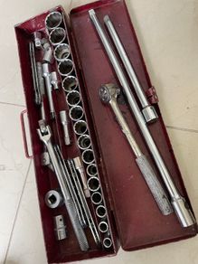 Vintage Britool socket set mixed brands NATIONWIDE DELIVERY AVAILABLE