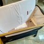 Bedside Crib Grey and Oak Image 9