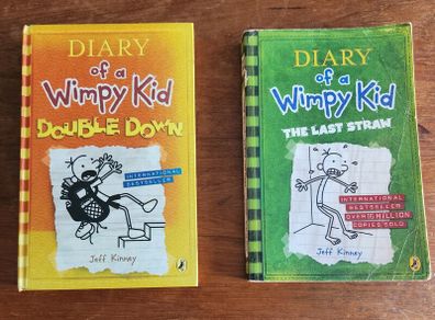 Diary of a Wimpy Kid book bundle - 2 books
