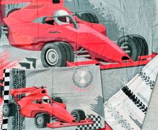 Racing Single Bed Linen Set / Duvet Cover