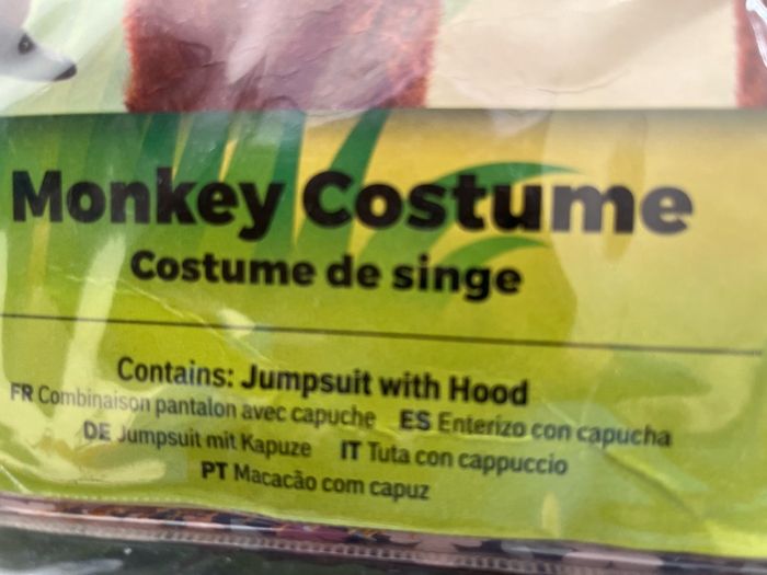 Monkey Costume