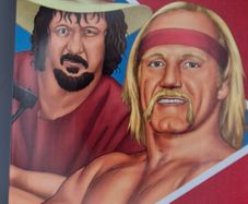 WWE Hulk Hogan vs Terry Funk Mattel Coliseum Collection Figures