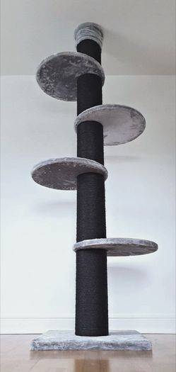 XXL grey blackline cat tree