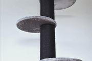 XXL grey blackline cat tree