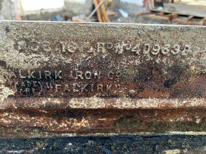 Cast iron fireplace