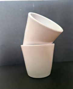DK, Ceramic white plant  pot, flower pot, new