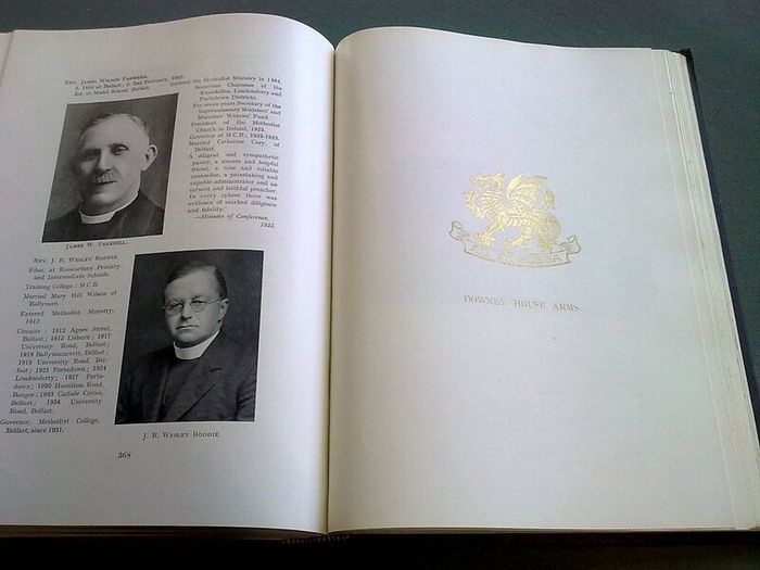2 volumes Methodist College Belfast 1868-1938 + 1 other book Ireland history