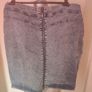 Jackie stretchy stone wash zipped denim skirt size UK18 EU46 Postage included Image 2