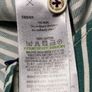 Ted Baker Mens Green/White Stripe Long Sleeve Shirt Size Small Image 6