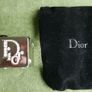 Christian Dior Play Swarovski Diamond Cube Lip Gloss Charm and CHRISTIAN DIOR Lucky Star makeup hand mirror compact brush Image 2