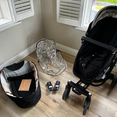 Joolz Geo2 2 in 1 Mono Travel System Black  Taupe