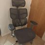 HINOMI X1 High-end Ergonomic Office Chair with 3D Adjustable Lumbar Support/ 4 Panel Backrest/ 6D Armrest and Legrest (Grey, Large) Image 2
