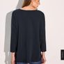 Cecil Oversized Fine Knit Jumper - Navy White- Size XS Fits UK 10 and 12 - BNWT RRP 49.95 Image 4
