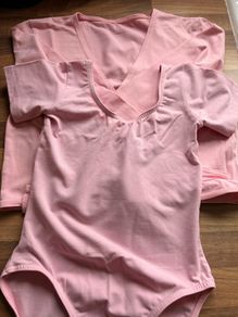 Ballet pink leotard and crossover