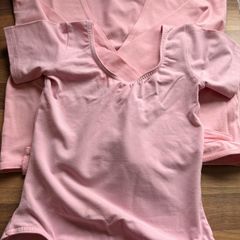 Ballet pink leotard and crossover