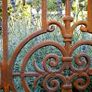Art Nouveau Gate, Stairs Antique Style Image 2