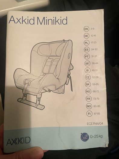 axkid minikid child car seat