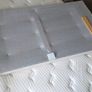 King size bed + headboard + mattress + bedside tables + lamps Image 8