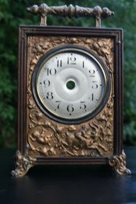 Antique Carriage Clock Case H-8" 5,2" X 3"