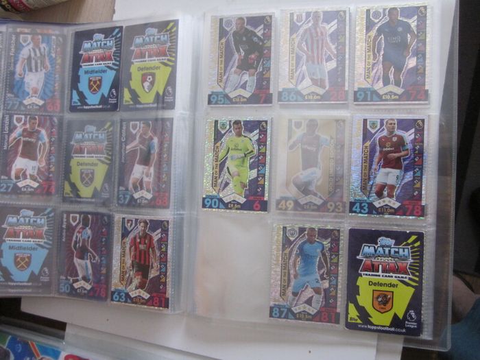 Topps Match Attax Premier League 2016/17  Season Incomplete Collector Binder