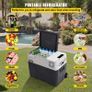 Car Refrigerator, 12 Volt Car Refrigerator Fridge, 30 L Single Zone Portable Freezer with Wheels and Handle, -4F-68F, 12/24V DC and 100-240V AC Compressor Cooler for Outdoor, Camping Image 5
