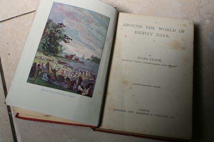 JULES VERN Michael Strogoff The Courier of the Czar by Jules Verne - 1st British - 1877 -Vintage "Around the world in 80 days" Jules Verne