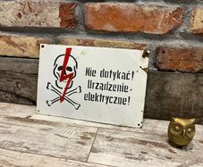 vintage Enamelled sign