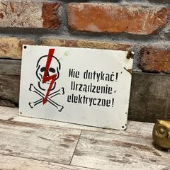 vintage Enamelled sign