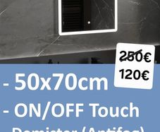 LED Bathroom MirrorLED Bathroom Mirror Defogger Fog Free Touch Switch