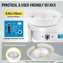 280w Electric Pottery Wheel Machine 25cm W/ Detachable Basin Ceramic Form Image 4