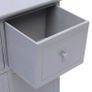 Side Cabinet Grey 60x30x75 cm Paulownia Wood Image 7