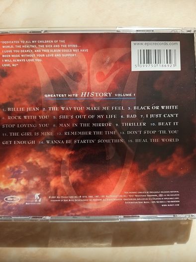 Michael Jackson CD - Greatest Hits History Vol.1