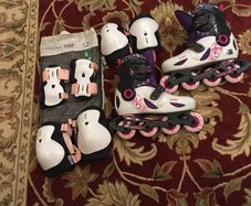 Oxelo Roller Skates size EU-34-36, UK-1.5 - 2.5