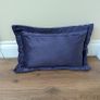 Navy Cushions (2) & Footstools (2) Image 6