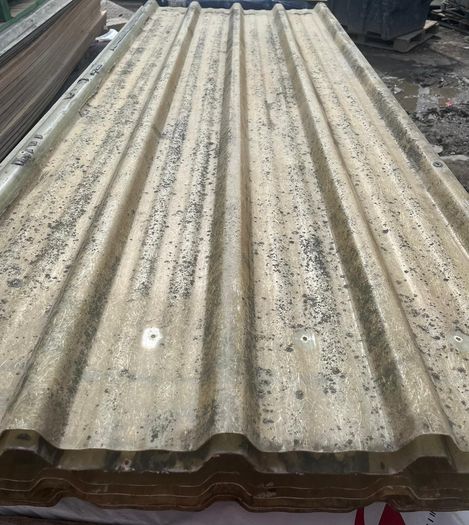 Carbon Fibre GRP Roofing Sheets 70 Pieces 1m by 2 45m