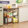Coffee Bar Cabinet for Home - Kitchen Island Farmhouse Coffee Stand Station Multi-Purpose Buffet Sideboard Cabinet with Drawers, Kitchen Bar Table for Living Room, Corner, Home Pub Image 7