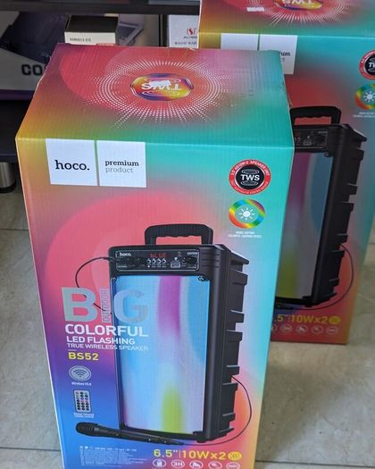 Biollowing Full Board Light Dual Bluetooth Beat Speaker with mic