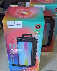 Biollowing Full Board Light Dual Bluetooth Beat Speaker with mic