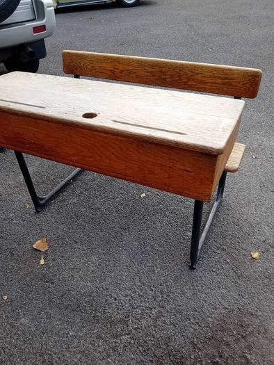old school desk