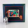 Vintage print of painting with parrots Image 7