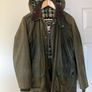 Barbour Bedale vintage hooded waxed Jacket sage Image 2
