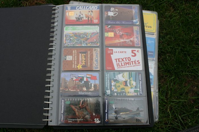 Vintage Call Cards collection of  over 300  international calling cards