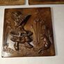 Vintage Irish Pottery Wall Plaques, set of 3 Image 4