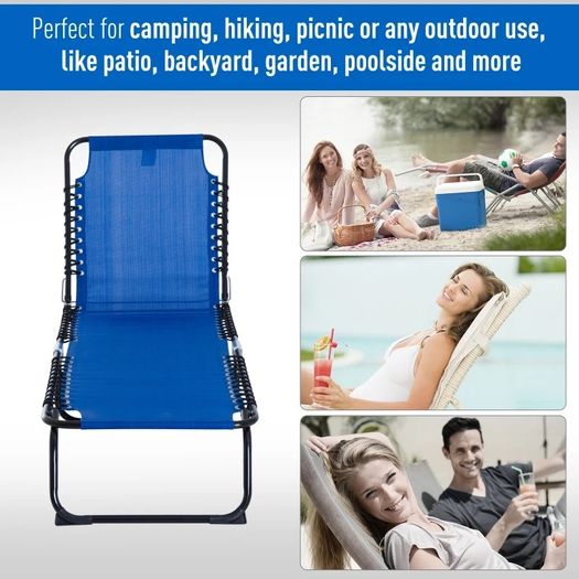 Folding Sun Lounger, 3 Positions (FREE SHIPPING)