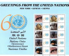2005 United Nations (New York, US) My Visit to the United Nations for 60th Anniversary of the United Nation Commemorative Stamps Sheet Mint Never Hinged (MNH)