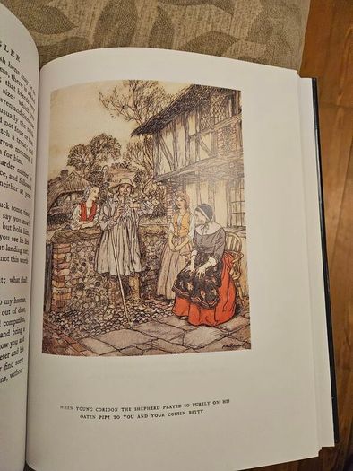 The Complete Angler.  By Isaak Walton. Illustrated By Arthur Rackham.  Large Volume 1963 Hardback With Dustjacket In Very Good Condition. See Photos For Same.
