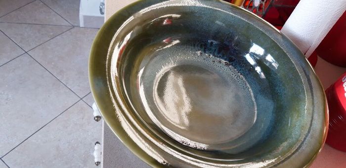 Beautiful Large Green Fruit Bowl