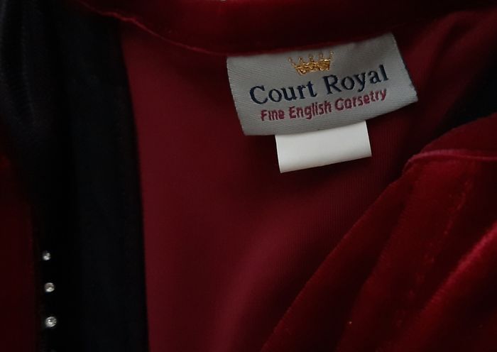 Beautiful new red velvet  Crown Royal corestry